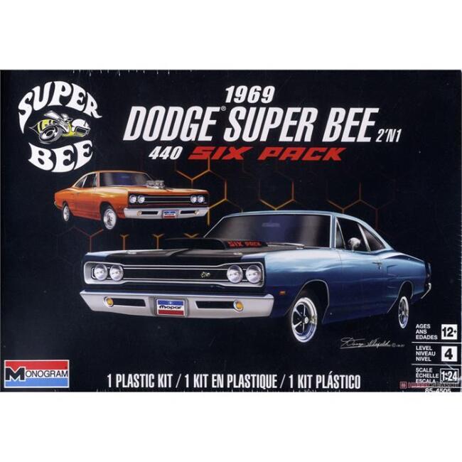Revell Maket Araba M N:85-4505 1/25 Dodge Super Bee 1969 440 Sıx Pack - 2