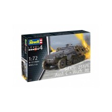 Revell Maket Askeri Araç N:03324 Sd. Kfz. Ausf C+ Wurfr. 40 - Revell