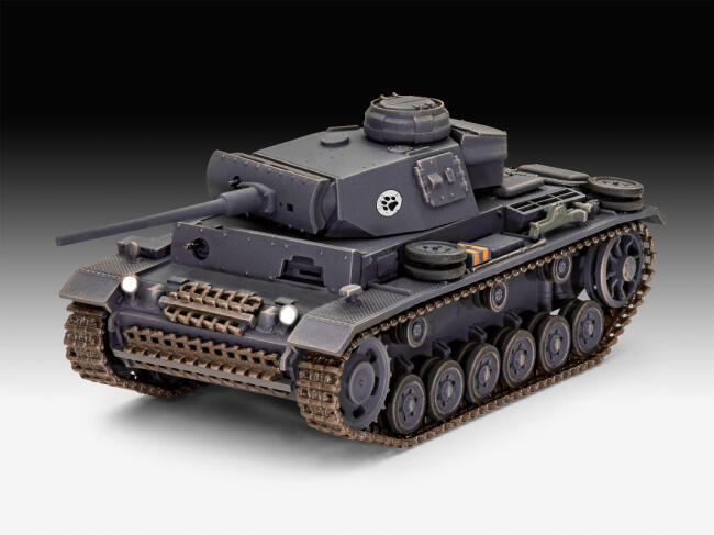 Revell Maket Askeri Araç Tank 1/72 N:03501 Panzer III - 2