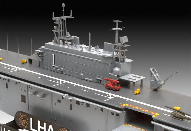 Revell Maket Askeri Gemi N:05170 1/720 Assault Shıp Uss Tarawa Lha-1 (Helikopter Gemisi) - 4