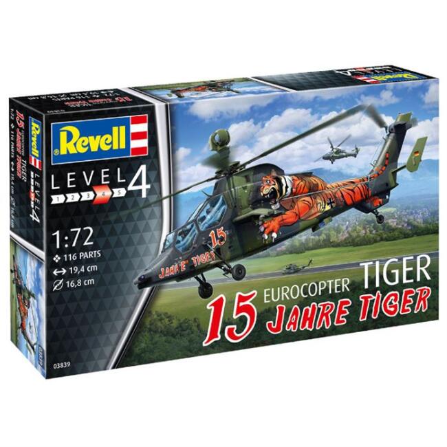 Revell Maket Askeri Helikopteri 1/72 N:03839 Eurocopter Tiger - 1