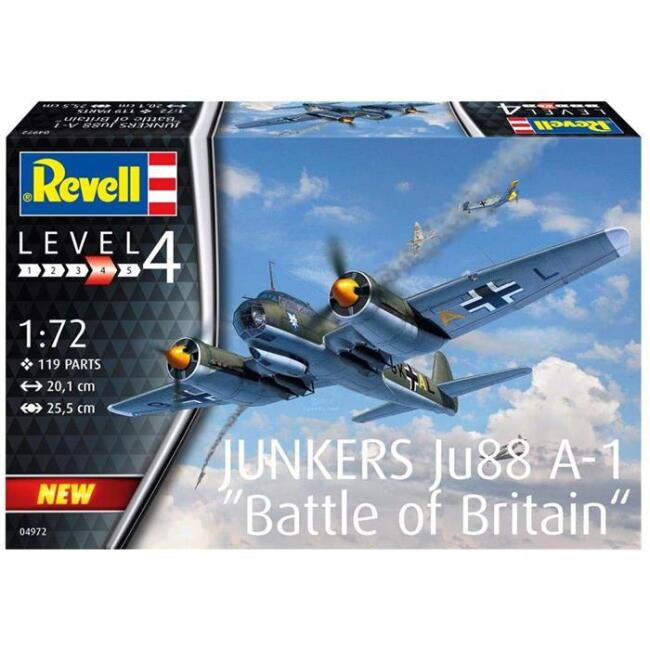 Revell Maket Askeri Uçak 1/72 N:04972 Junkers Ju88 A-1 Battle Of Brıtaın - 1