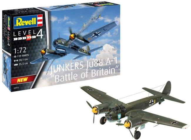 Revell Maket Askeri Uçak 1/72 N:04972 Junkers Ju88 A-1 Battle Of Brıtaın - 2