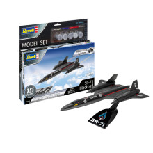 Revell Maket Askeri Uçak Boyalı Set 1/110 N:63652 Lockheed SR-71 Blackbird - Revell (1)