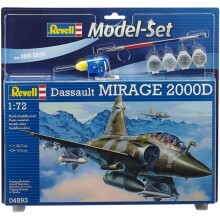 Revell Maket Askeri Uçak Boyalı Set 1/72 N:64893 Dassault Mırage 2000D - 3