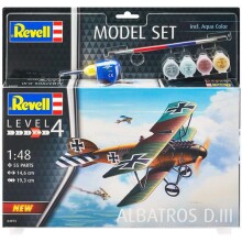 Revell Maket Askeri Uçak Çift Kanat 1/48 N:64973 Albatros D.Iıı - 1