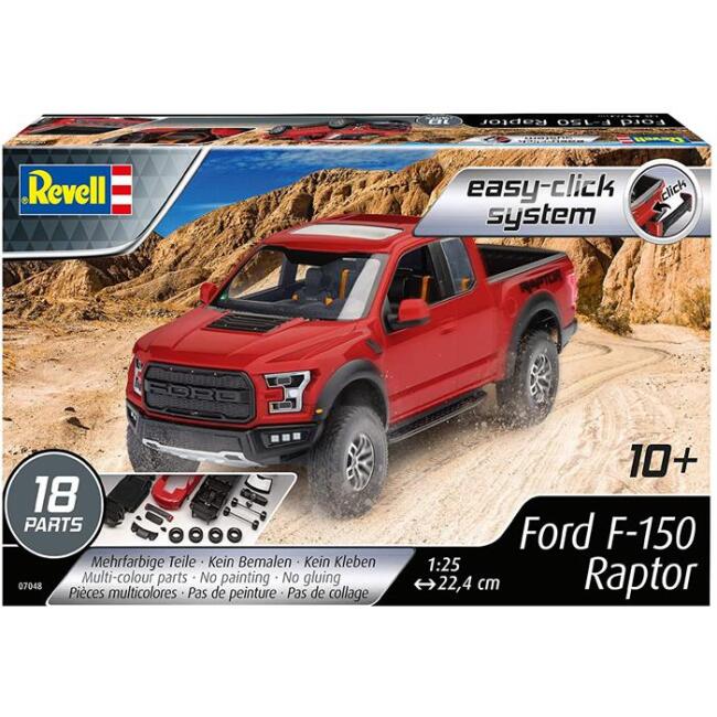 Revell Maket Easy Clıck Araba 1/25 N:07048 Ford F-150 Raptor - 1