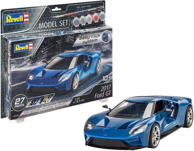 Revell Maket Easy Clıck Araba Boyalı Set 1/24 N:67678 2017 Ford Gt - 4