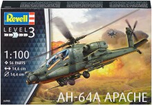 Revell Maket Helikopter 1:100 Ölçek AH-64A Apache - 4