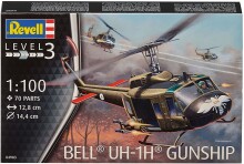 Revell Maket Helikopter 1:100 Ölçek Bell UH-1H Gunship - 2
