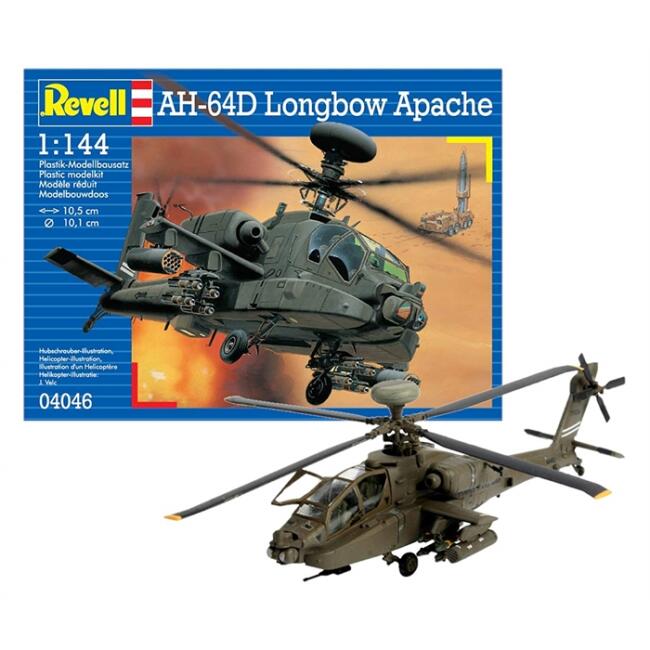 Revell Maket Helikopter 1:144 Ölçek AH-64D Longbow Apache - 1