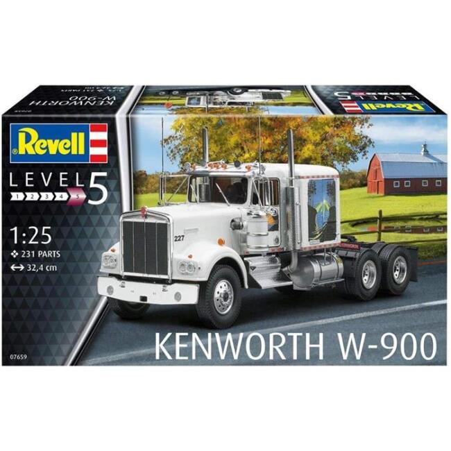 Revell Maket Kamyon 1:25 Ölçek Kenworth W-900 - 1