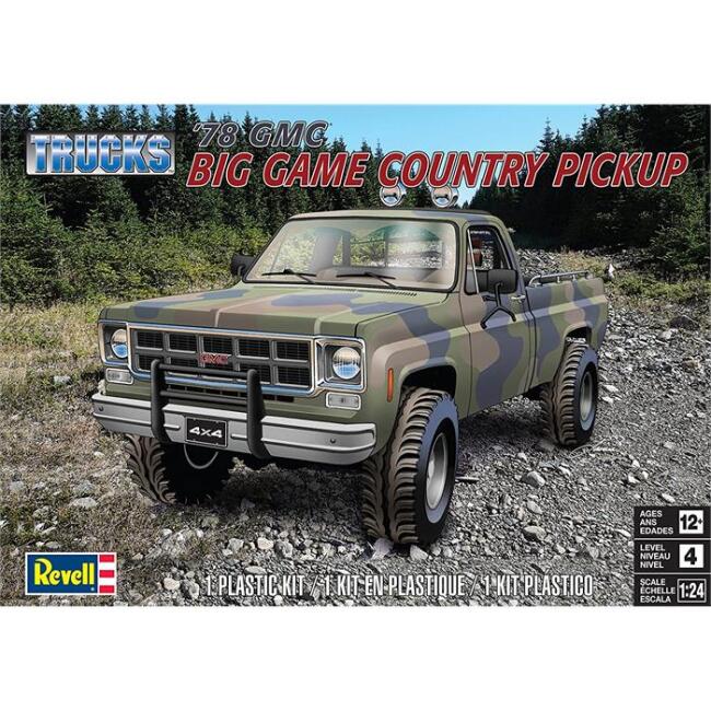 Revell Maket Kamyonet 1:24 Ölçek 1978 GMC Big Game Country Pickup - 3