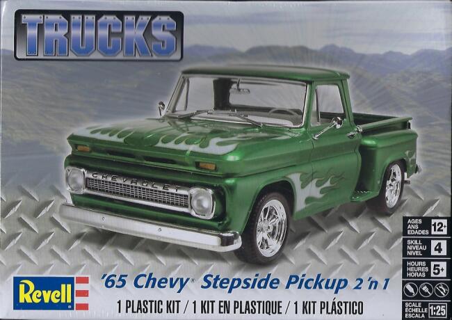 Revell Maket Kamyonet 1:25 Ölçek 1965 Chevy Stepside Pickup - 2