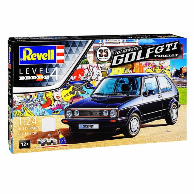 Revell Maket Kutulu Araba Boyalı Set 1/24 N:05694 Vw Golf Gtı (2019) - 5