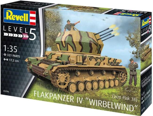 Revell Maket Panzer 1:35 Ölçek Flakpanzer IV Wirbelwind - 1