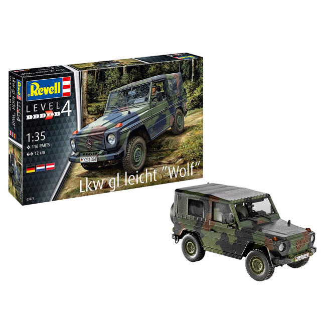 Revell Maket SUV 1:35 Ölçek Lkw Gl Leicht Wolf - 2