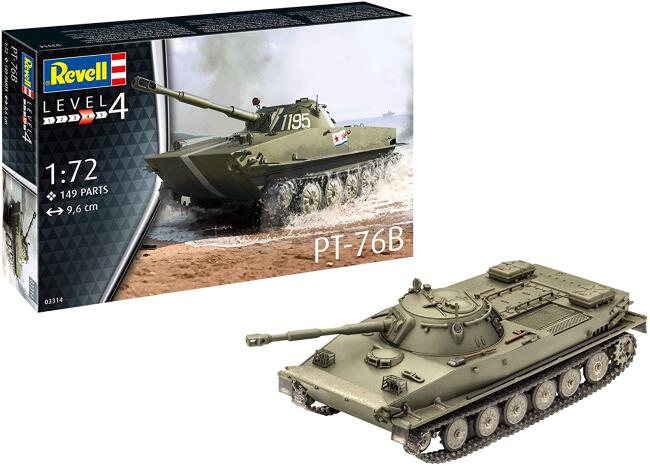 Revell Maket Tank 1:72 Ölçek PT-76B - 2