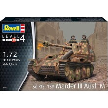 Revell Maket Tank 1:72 Ölçek Sd.Kfz.138 Marder III Ausf.M - Revell