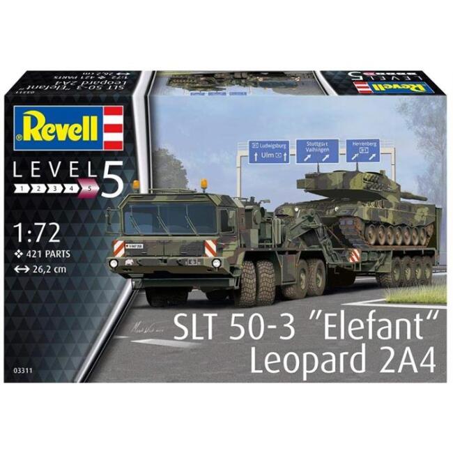 Revell Maket Tank 1:72 Ölçek SLT 50-3 Elefant Leopard 2A4 - 1