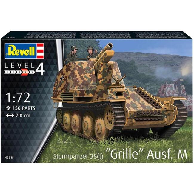 Revell Maket Tank 1:72 Ölçek Sturmpanzer 38(t) Grille Ausf.M - 1