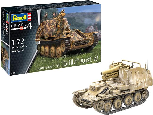 Revell Maket Tank 1:72 Ölçek Sturmpanzer 38(t) Grille Ausf.M - 2