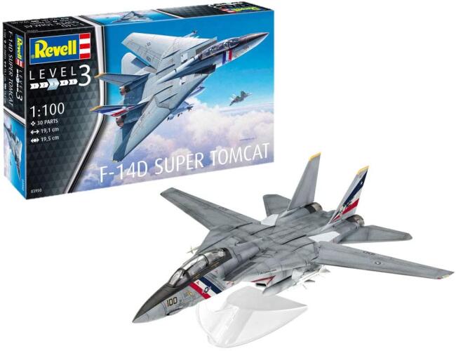 Revell Maket Uçak 1:100 Ölçek Super Tomcat F-14D - 2