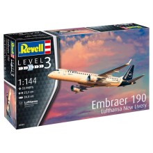 Revell Maket Uçak 1:144 Ölçek Embraer 190 Lufthansa New Livery - REVELL