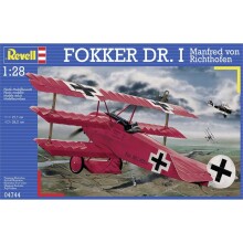 Revell Maket Uçak 1:28 Ölçek Fokker DR I Manfred Von Richthofen - REVELL