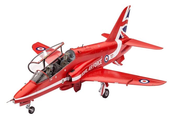 Revell Maket Uçak 1:72 Ölçek BAe Hawk T.1 Red Arrows - 2