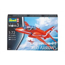 Revell Maket Uçak 1:72 Ölçek BAe Hawk T.1 Red Arrows - 1