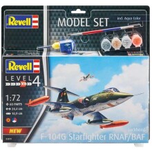 Revell Maket Uçak 1:72 Ölçek F-104G Startfighter RNAF/BAF Boyalı Set - Revell