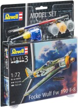 Revell Maket Uçak 1:72 Ölçek Focke Wulf Fw 190 F-8 Boyalı Set - 2