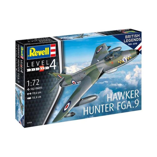 Revell Maket Uçak 1:72 Ölçek Hawker Hunter FGA.9 - 1