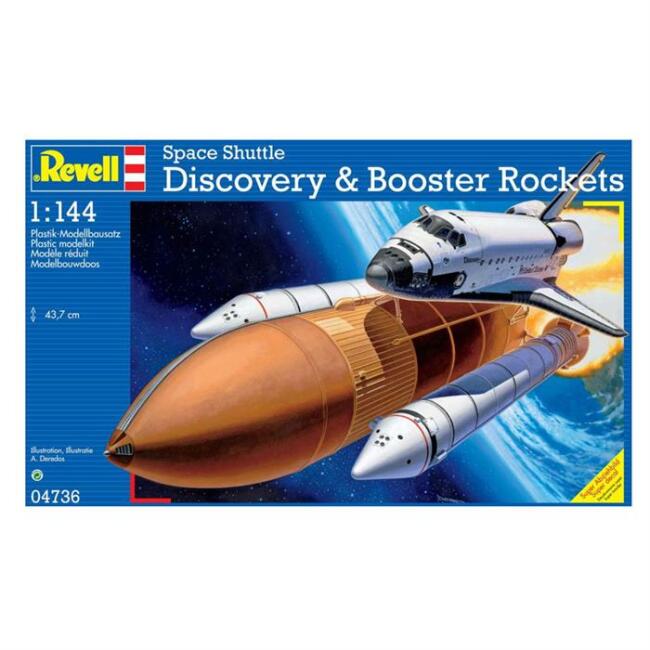 Revell Maket Uzay Aracı 1:144 Ölçek Space Shuttle Discovery Booster Rockets - 1