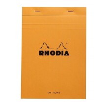Rhodia Bloknot 148x210 mm Çizgisiz Turuncu Kapak - RHODIA