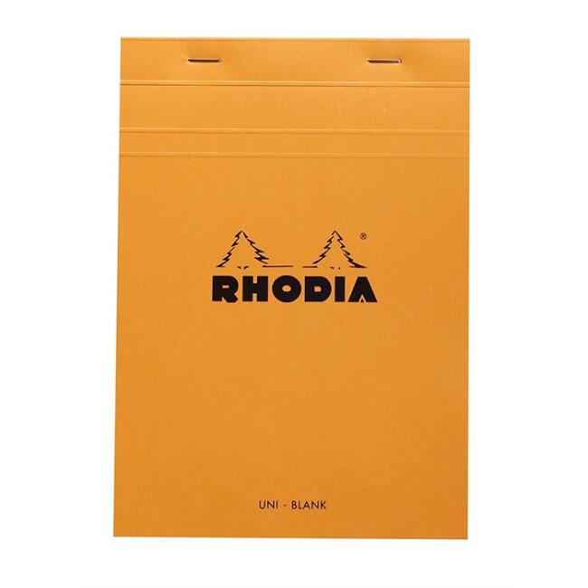 Rhodia Bloknot 148x210 mm Çizgisiz Turuncu Kapak - 1