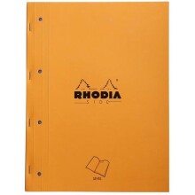 Rhodia Bloknot A4 Kareli Turuncu Kapak 80 Yaprak - RHODIA