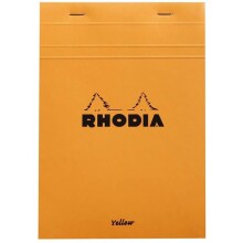 Rhodia Bloknot A5 Kareli 90 g Sarı Kağıt 70 Yaprak - RHODIA