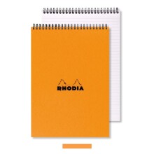 Rhodia Bloknot A5 Kareli Turuncu Kapak 80 Yaprak - RHODIA