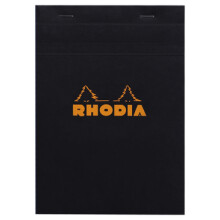 Rhodia Bloknot A6 Çizgili Siyah Kapak 80 Yaprak - RHODIA (1)