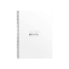 Rhodia Defter A4 Kareli Beyaz Kapak Spiralli 80 Sayfa - RHODIA (1)