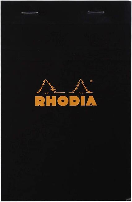 Rhodia Kareli Bloknot Siyah 110x170 mm 80 Yaprak - 2