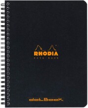 Rhodia Kareli Siyah Kapak Çizgili Defter - RHODIA (1)