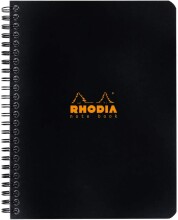 Rhodia Spiralli Siyah Kapak Kareli Defter N:193429 - 4