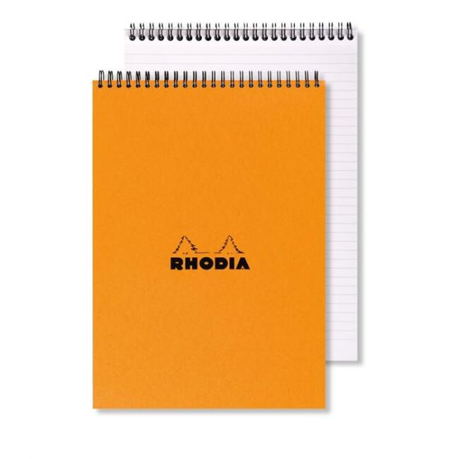 Rhodia Üstten Spiralli Çizgili Not Defteri 14.8x21 cm 80 Yaprak - 1