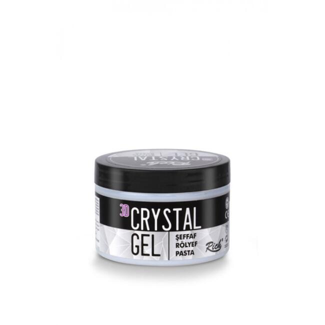 Rich 3D Crystal Gel Şeffaf Rölyef Pasta 150 cc 15011377 - 1