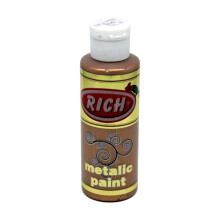 Rich Akrilik Boya 120 ml Metalik Bronz - Rich