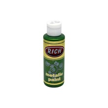 Rich Akrilik Boya 120 ml Metalik Ceviz Yeşili - 1