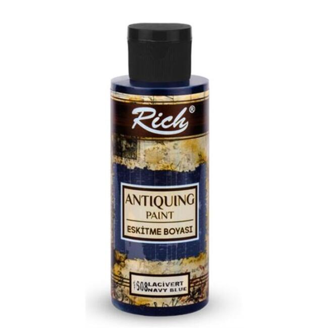 Rich Antiquing Eskitme Boyası 120 ml Lacivert 03041 - 1